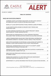 California ALERT Volume 36 (July 2017 - June 2018)