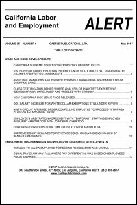 California ALERT Volume 35 (July 2016 - June 2017)